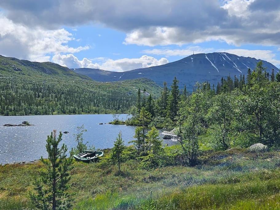 Ny Leilighet Med Flott Utsikt Til Gaustatoppen Rjukan Exterior photo